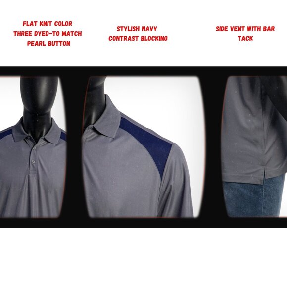 Polo for Men's Premium Performance Polo – Men's Cut (PUM-604) - Picture 4 of 7